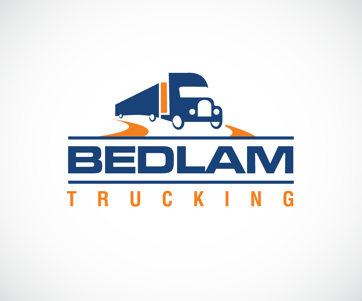 Logo Design by wolf for Bedlam Trucking | Design #3951059