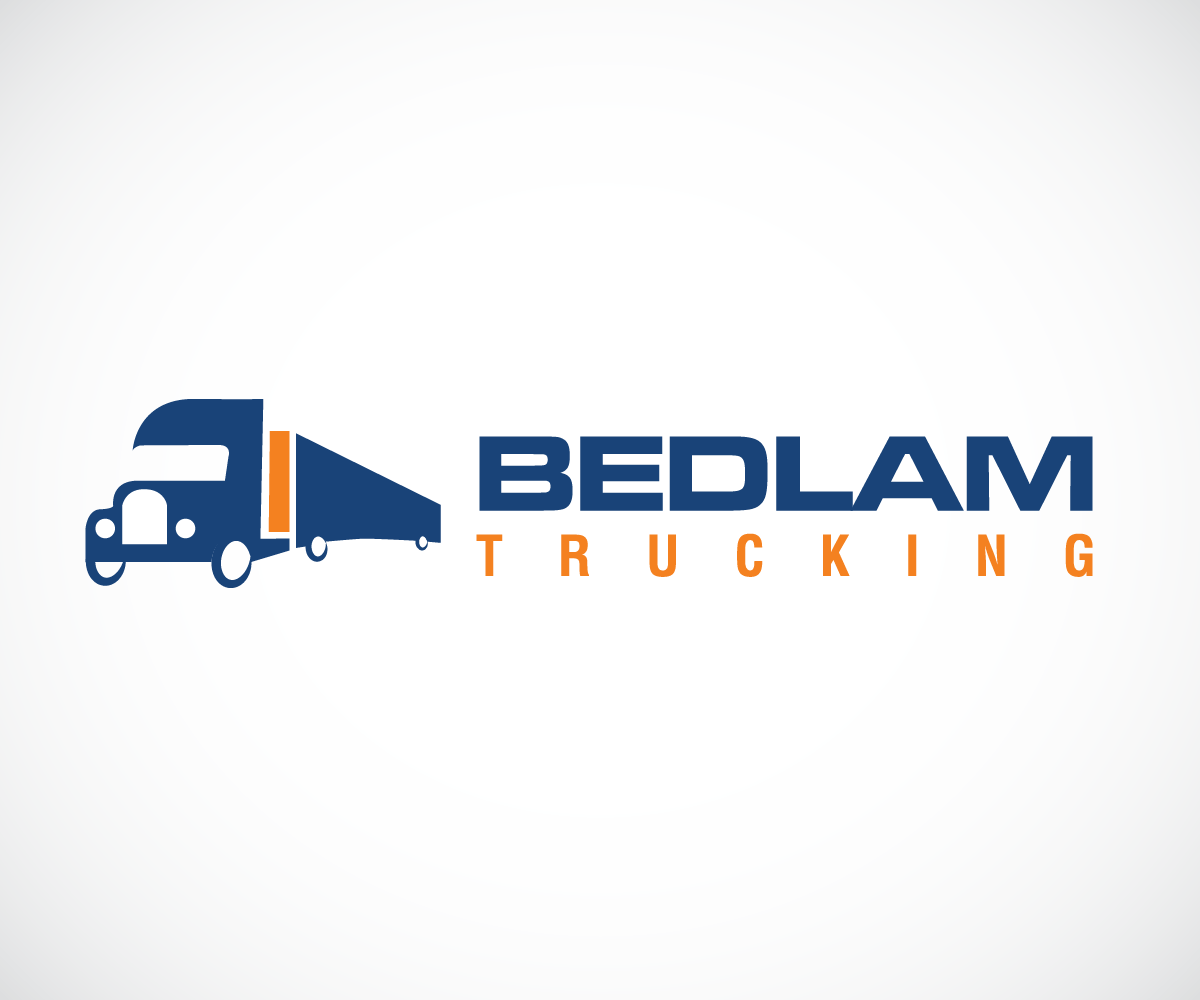 Logo Design by wolf for Bedlam Trucking | Design #3951061