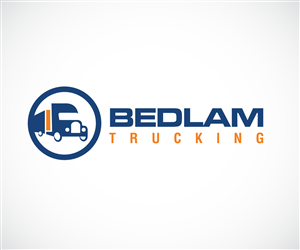 Logo Design by wolf for Bedlam Trucking | Design: #3951062