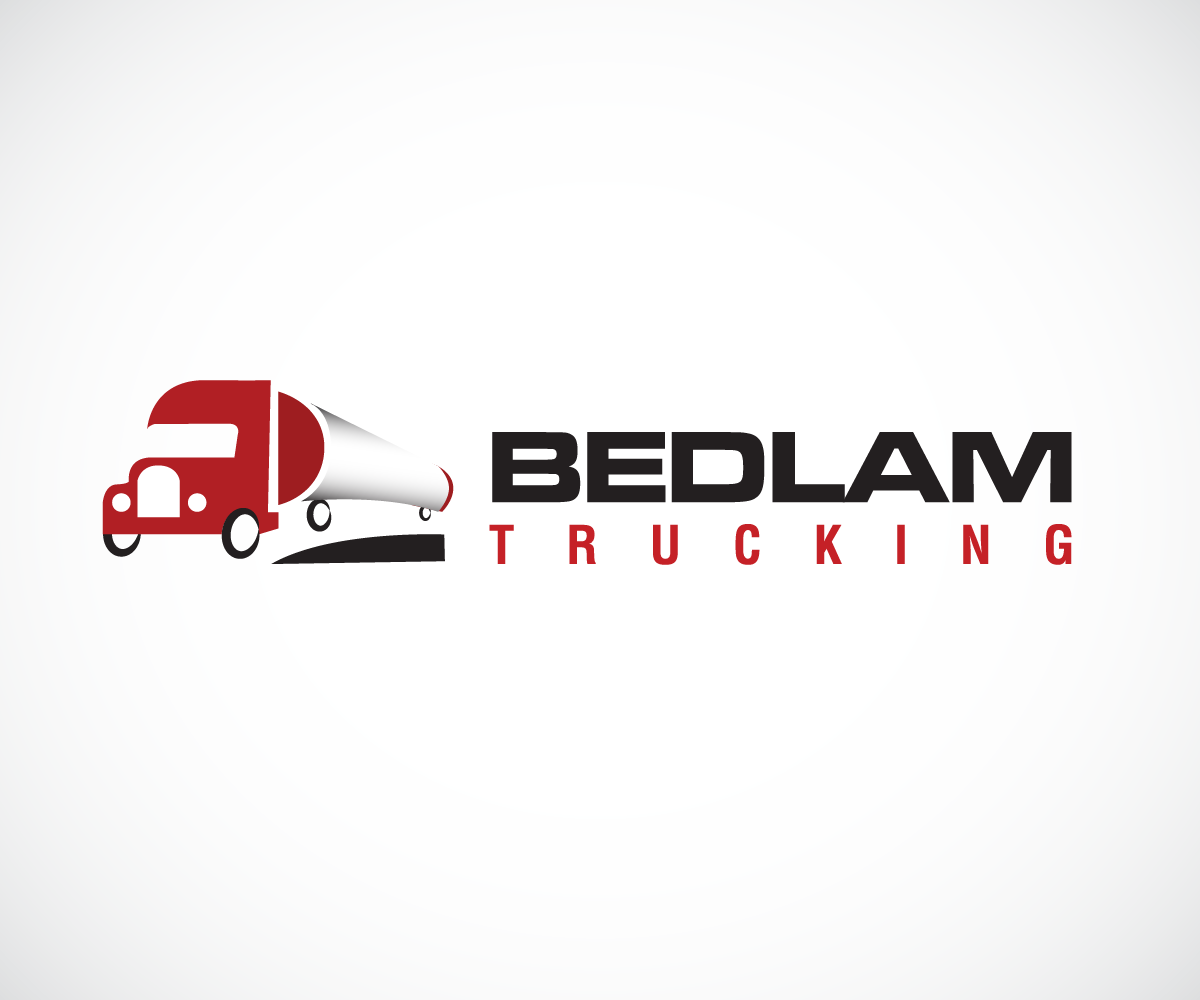 Logo Design by wolf for Bedlam Trucking | Design #3960478
