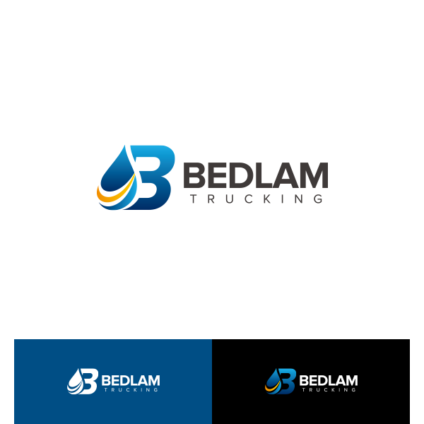 Logo Design by OD for Bedlam Trucking | Design #3928825