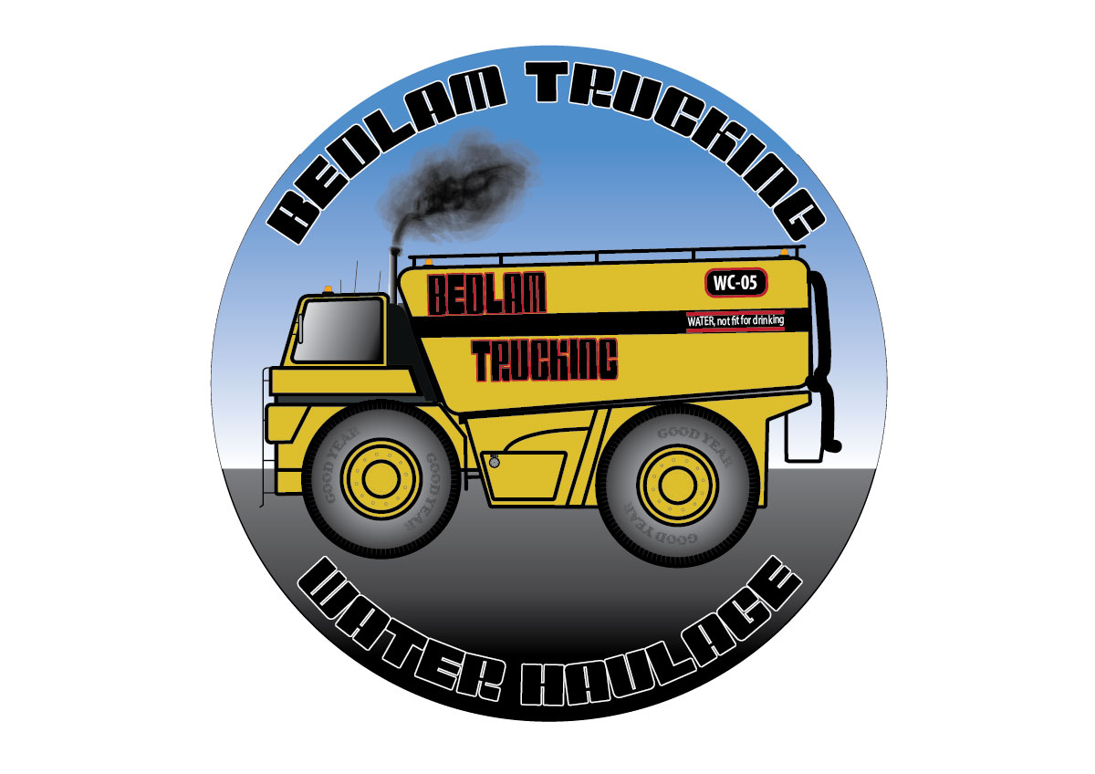 Logo Design by Craig Sheedy for Bedlam Trucking | Design #3933007