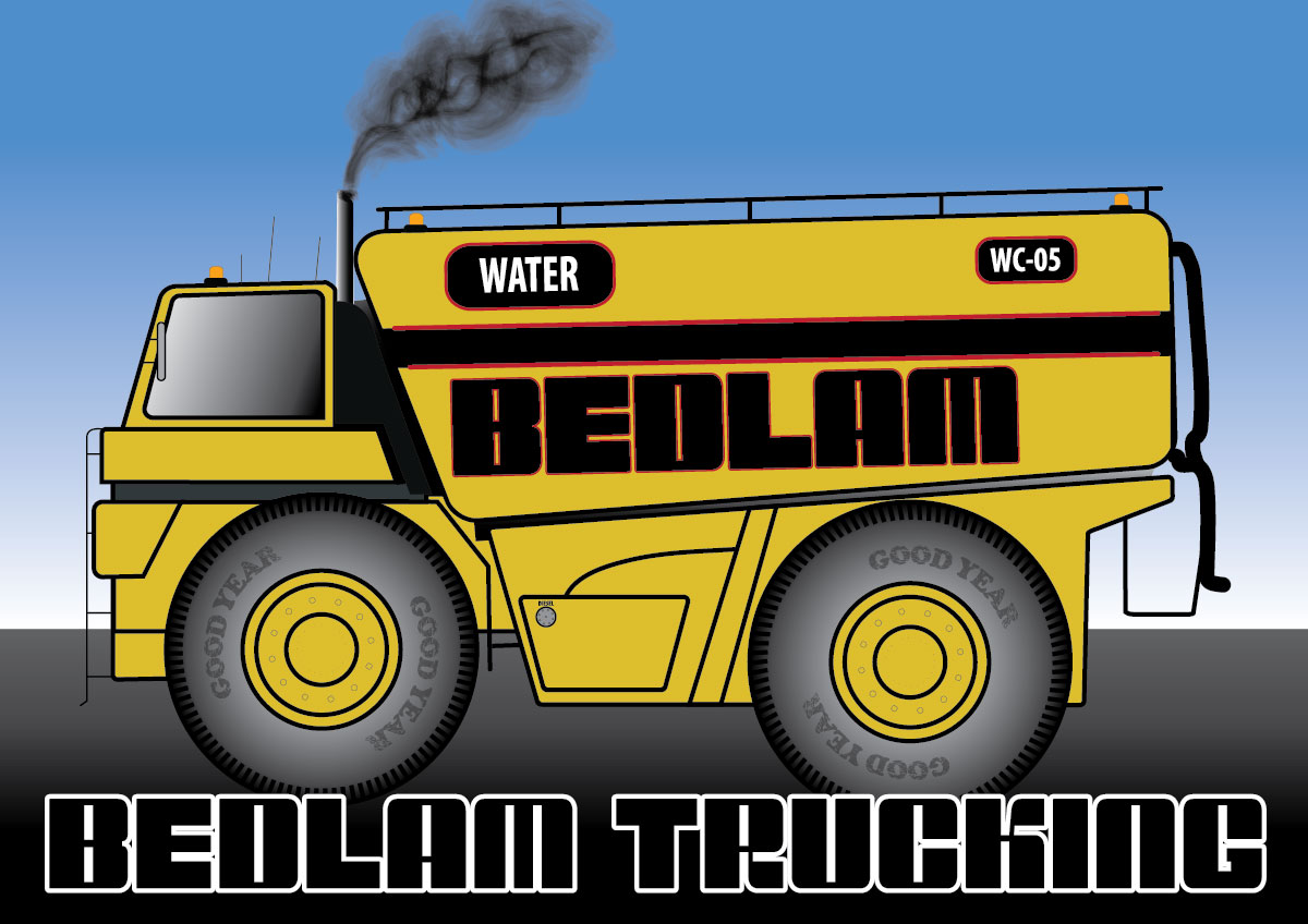 Logo Design by Craig Sheedy for Bedlam Trucking | Design #3933067