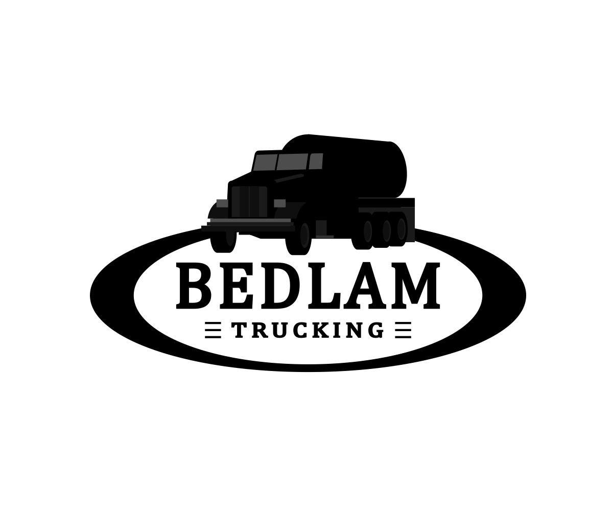 Logo Design by sirikbanget123 for Bedlam Trucking | Design #3930161