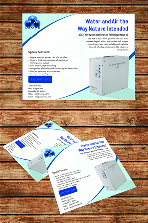 Postcard Design by Sbss for A2Z Ozone Inc. | Design: #3970979