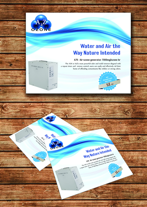 Postcard Design by Sbss for A2Z Ozone Inc. | Design: #3970983