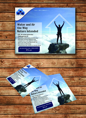 Postcard Design by Sbss for A2Z Ozone Inc. | Design: #3970984