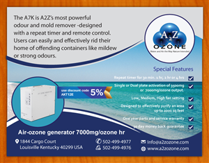 Postcard Design by Sbss for A2Z Ozone Inc. | Design: #3987728