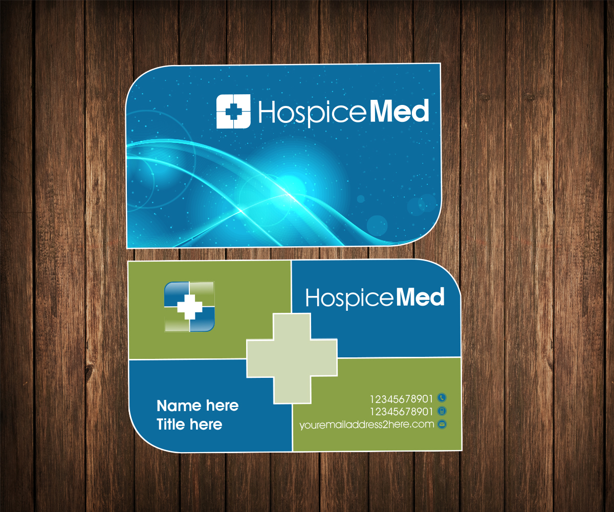 Business Card Design by Aaaron for HospiceMed | Design #3932028