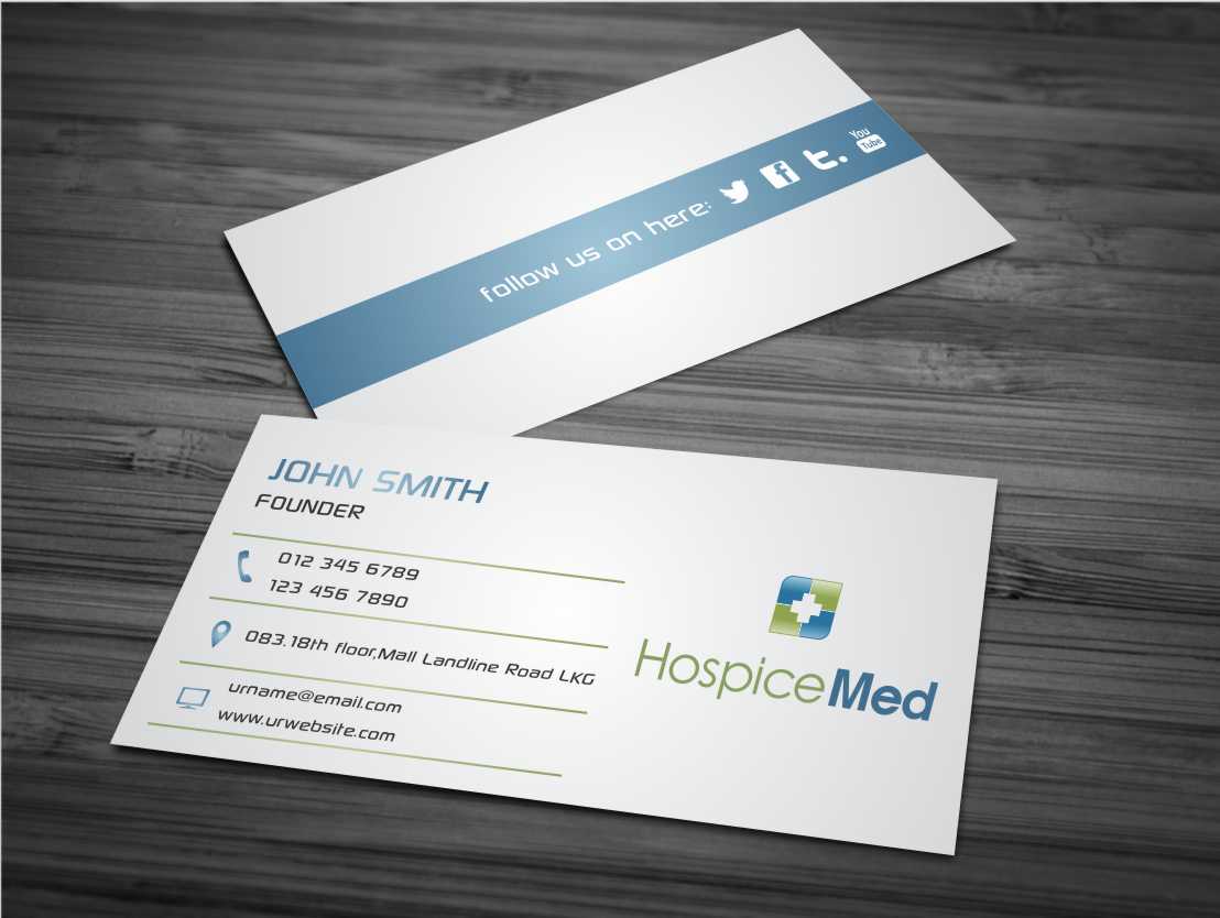 Business Card Design by AwsomeD for HospiceMed | Design #3923290