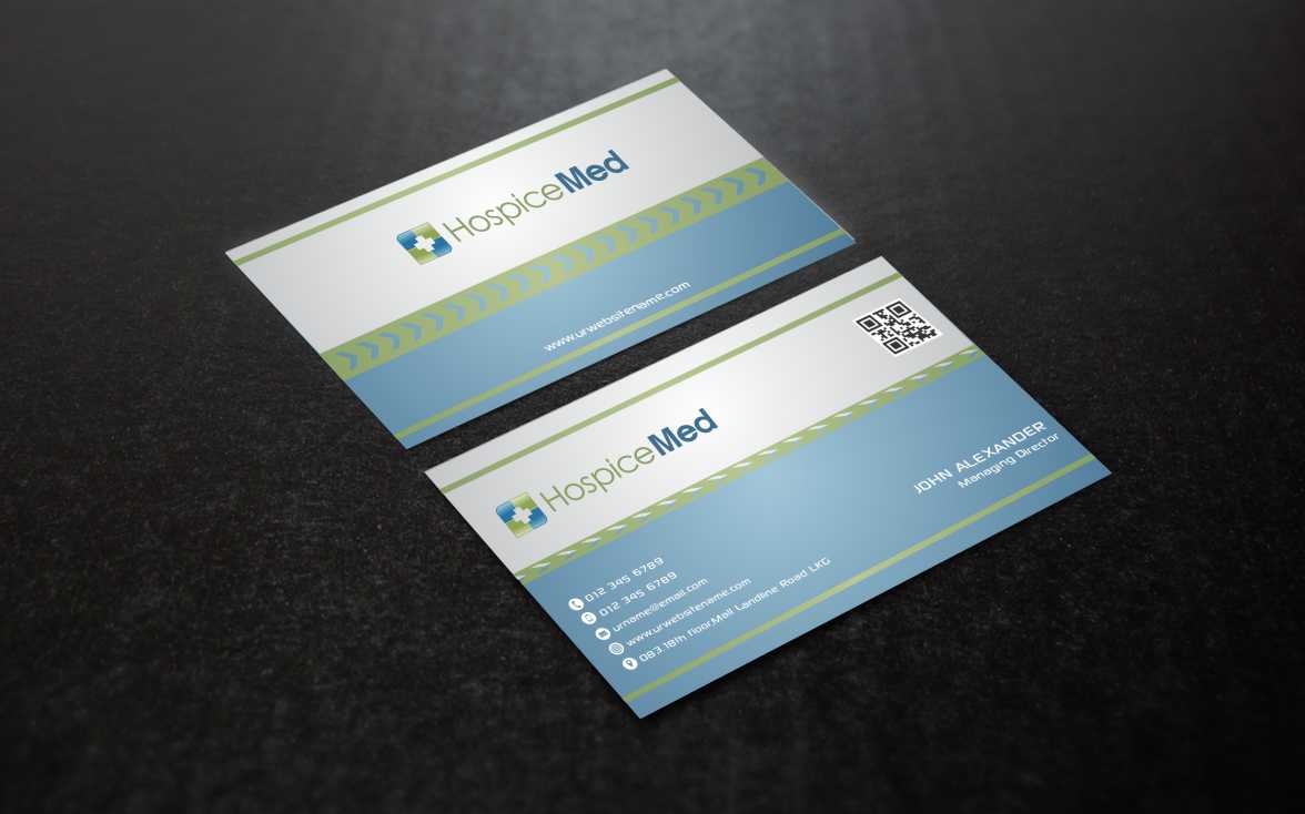 Business Card Design by AwsomeD for HospiceMed | Design #3923293