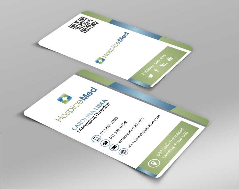 Business Card Design by AwsomeD for HospiceMed | Design #3923312
