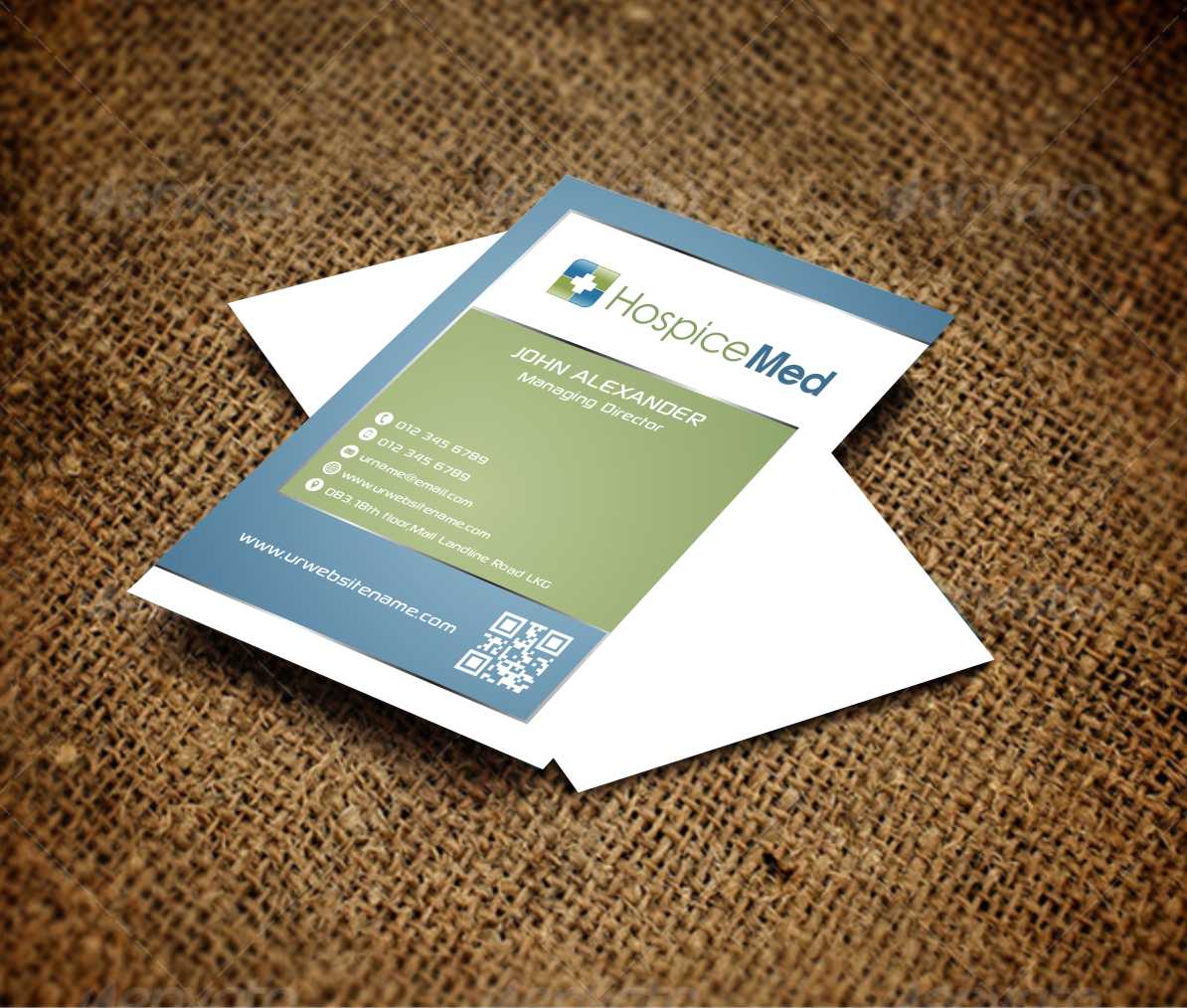 Business Card Design by AwsomeD for HospiceMed | Design #3923314