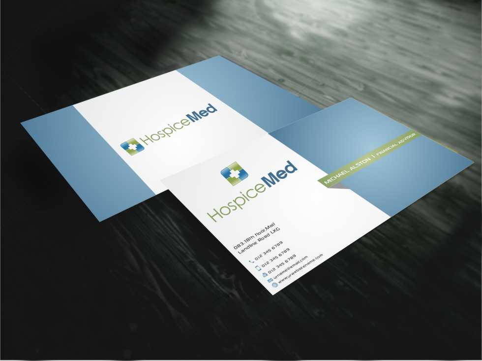 Business Card Design by AwsomeD for HospiceMed | Design #3923315