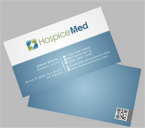 Design de Carte de Visite par AwsomeD pour HospiceMed | Design : #3923317