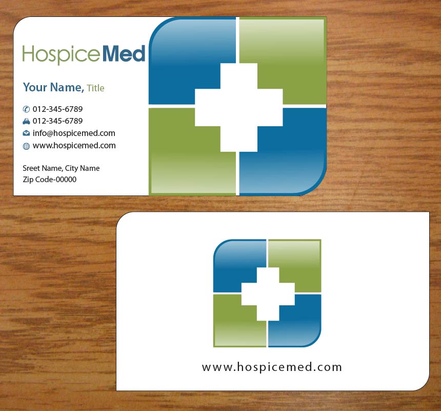 Business Card Design by Joy16589 for HospiceMed | Design #3920849