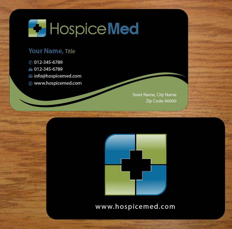 Business Card Design by Joy16589 for HospiceMed | Design #3920854