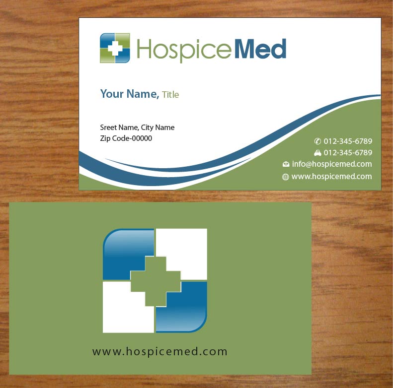 Business Card Design by Joy16589 for HospiceMed | Design #3920857