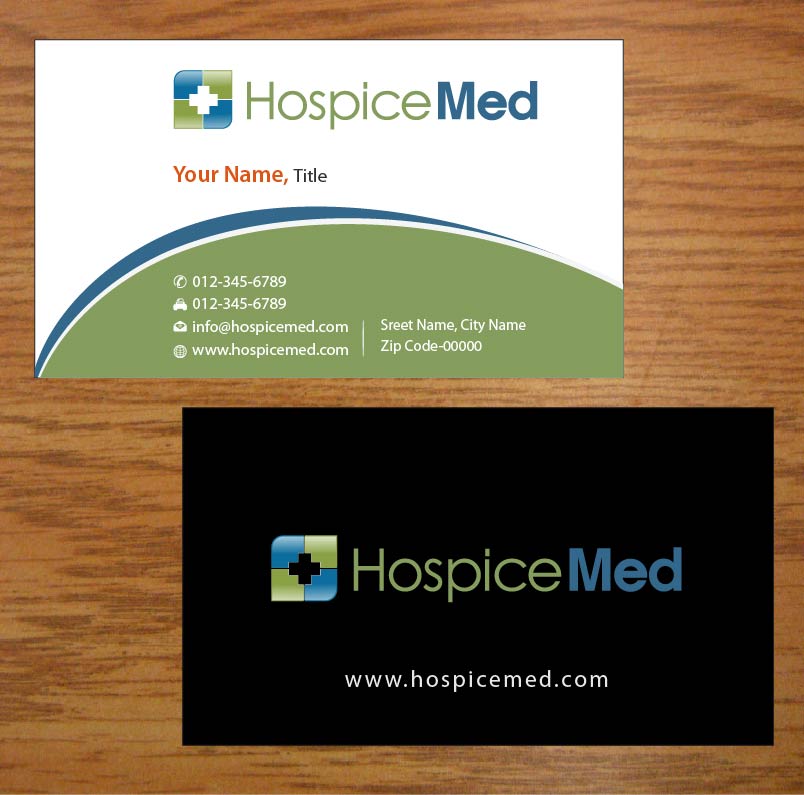 Business Card Design by Joy16589 for HospiceMed | Design #3942340