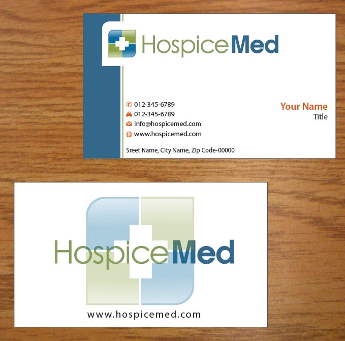 Business Card Design by Joy16589 for HospiceMed | Design #3942361