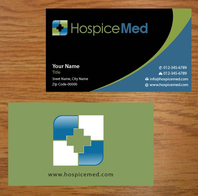 Business Card Design by Joy16589 for HospiceMed | Design #3942372