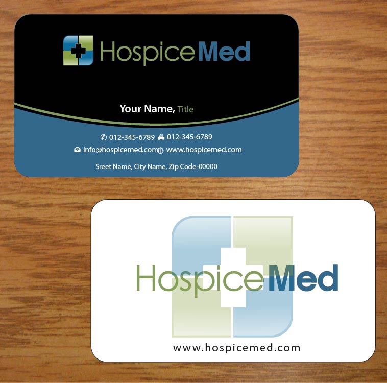 Business Card Design by Joy16589 for HospiceMed | Design #3942452