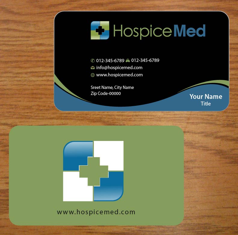 Business Card Design by Joy16589 for HospiceMed | Design #3942459