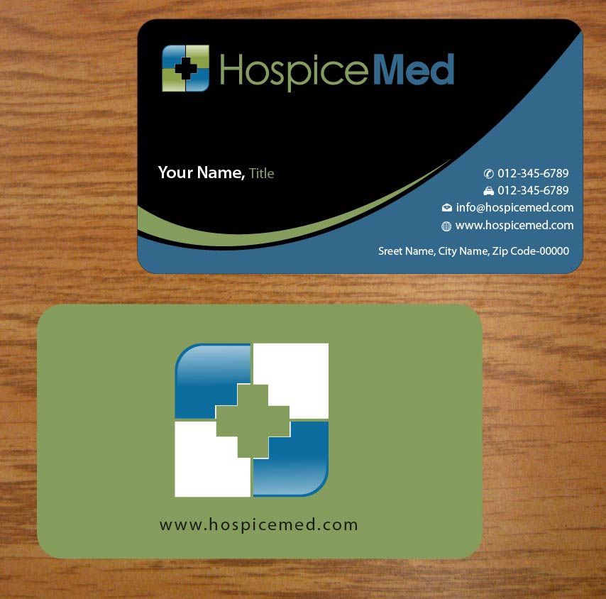 Business Card Design by Joy16589 for HospiceMed | Design #3942467