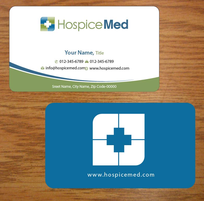 Business Card Design by Joy16589 for HospiceMed | Design #3942476