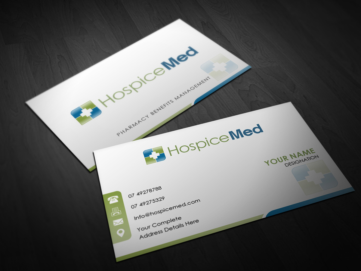 Business Card Design by Pointless Pixels India for HospiceMed | Design #3939604