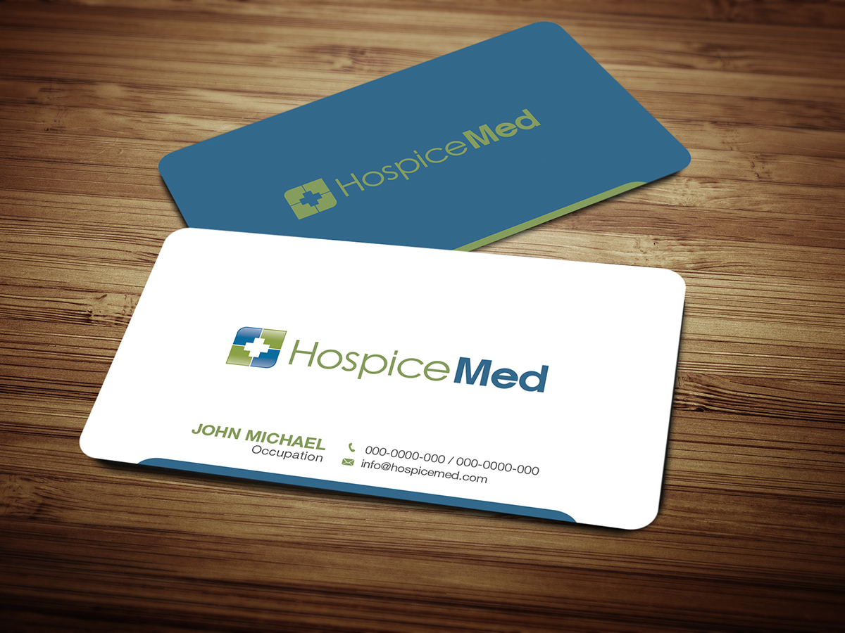 Design de Carte de Visite par De Zeel pour HospiceMed | Design #3932220