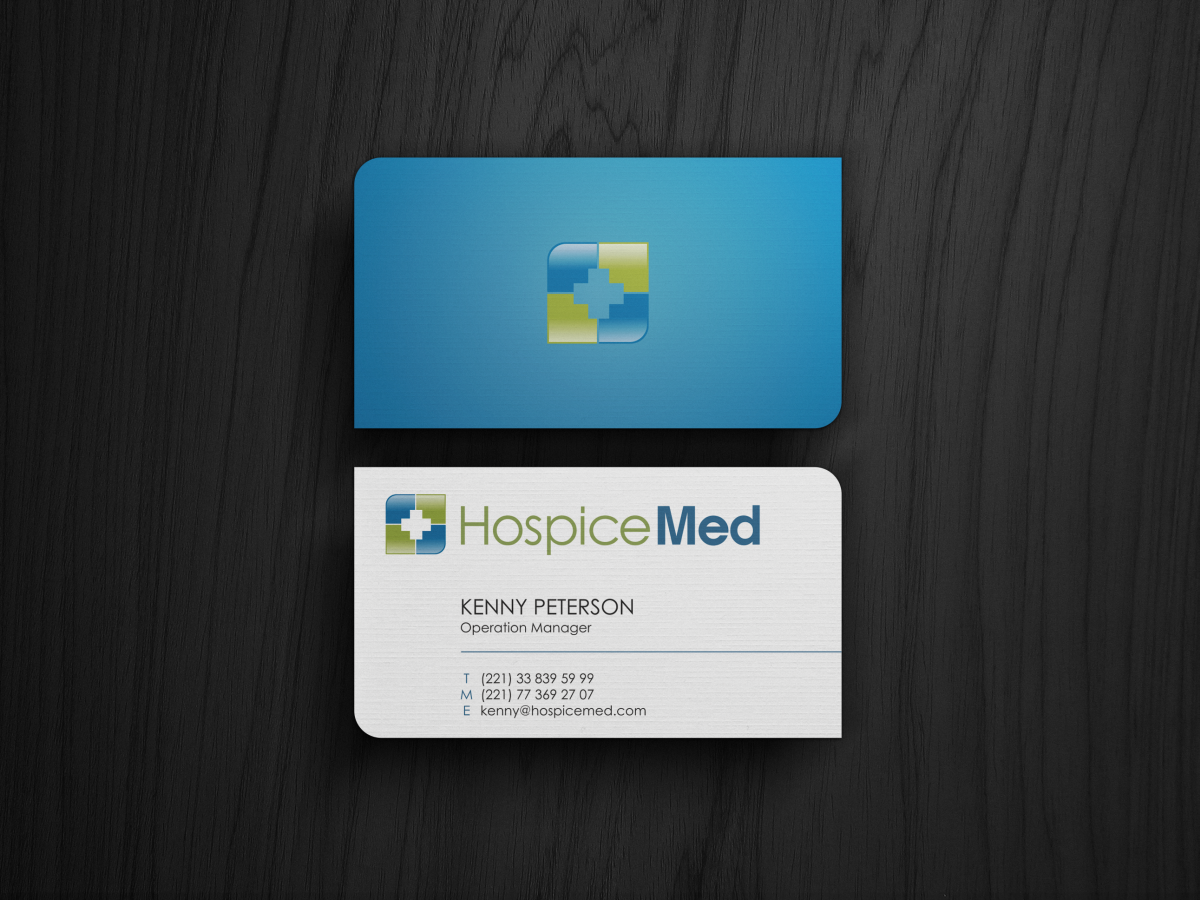 Business Card Design by HYPdesign for HospiceMed | Design #3931004
