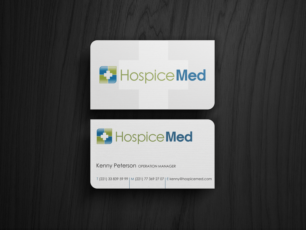 Business Card Design by HYPdesign for HospiceMed | Design #3931007