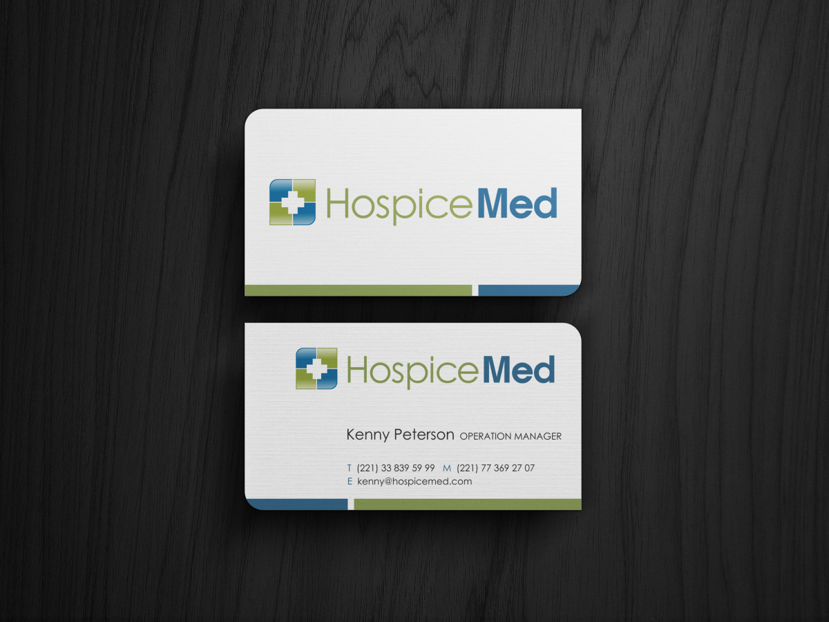 Business Card Design by HYPdesign for HospiceMed | Design #3931010