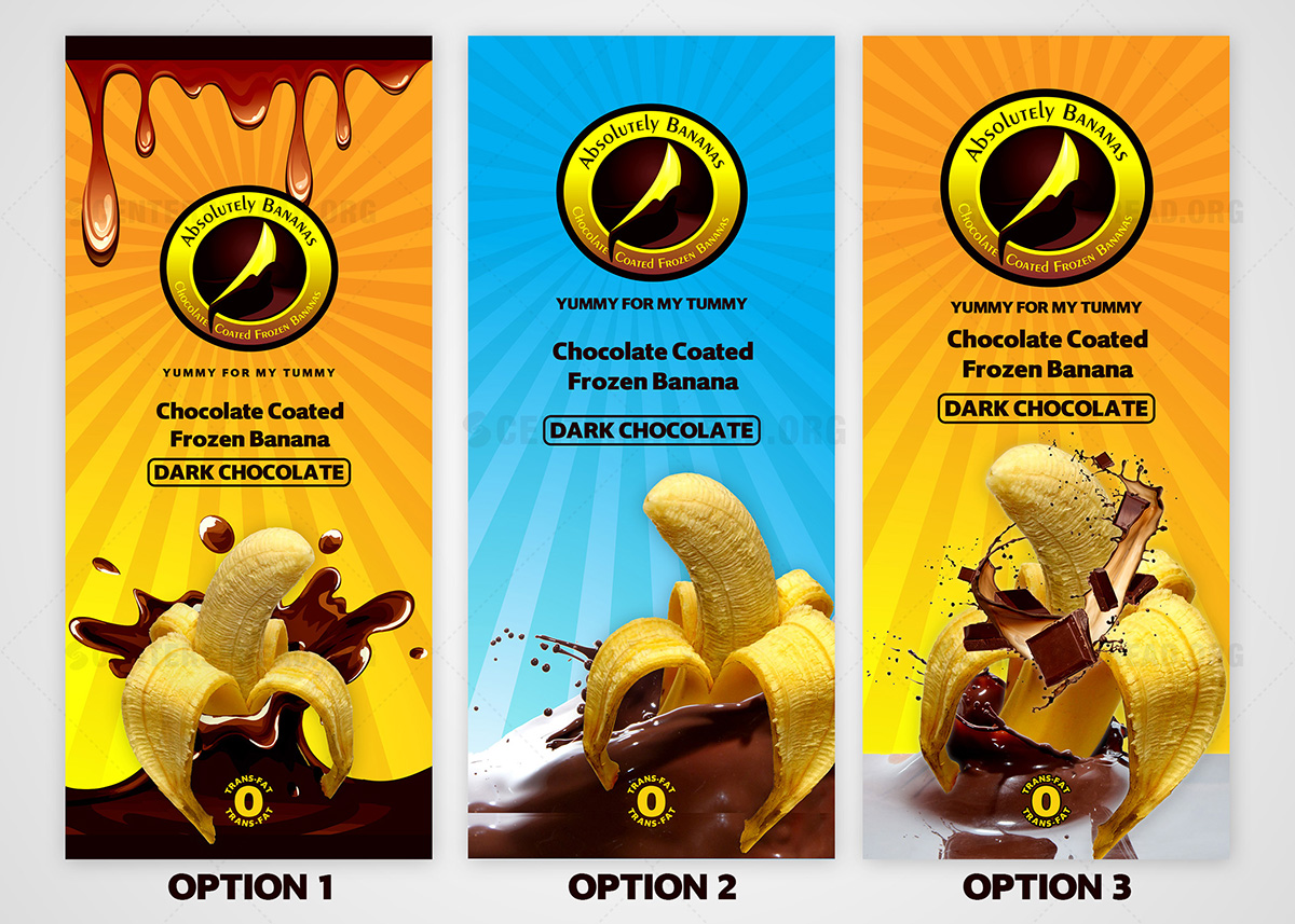 Diseño de Empaque por CENTERSPREAD para Absolutely Bananas  | Diseño #3948543