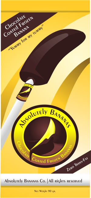 Diseño de Empaque por Neuron para Absolutely Bananas  | Diseño: #3943635