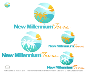Logo Design by KD Designz for New Millennium Tours | Design: #3936446