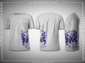 Caleb's Candles T-Shirt | T-shirt Design by Aurelio III