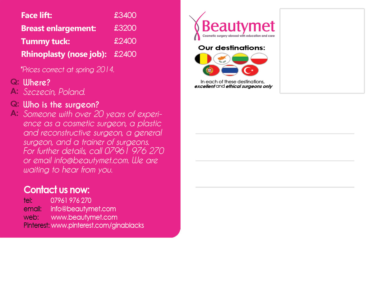 Postcard Design by alessandroevge for Belleza Ltd Online Beauty Shop | Design #3928330