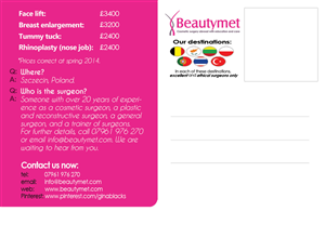 Diseño de Postal por alessandroevge para Belleza Ltd Online Beauty Shop | Diseño: #3928330