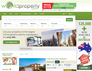Diseño De Banner Publicitario por uk para worldproperty.com | Diseño #3920868