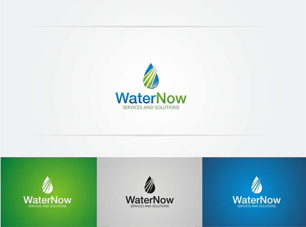 Logo Design by ikanteri for WaterNow Services and Solutions | Design: #1095505