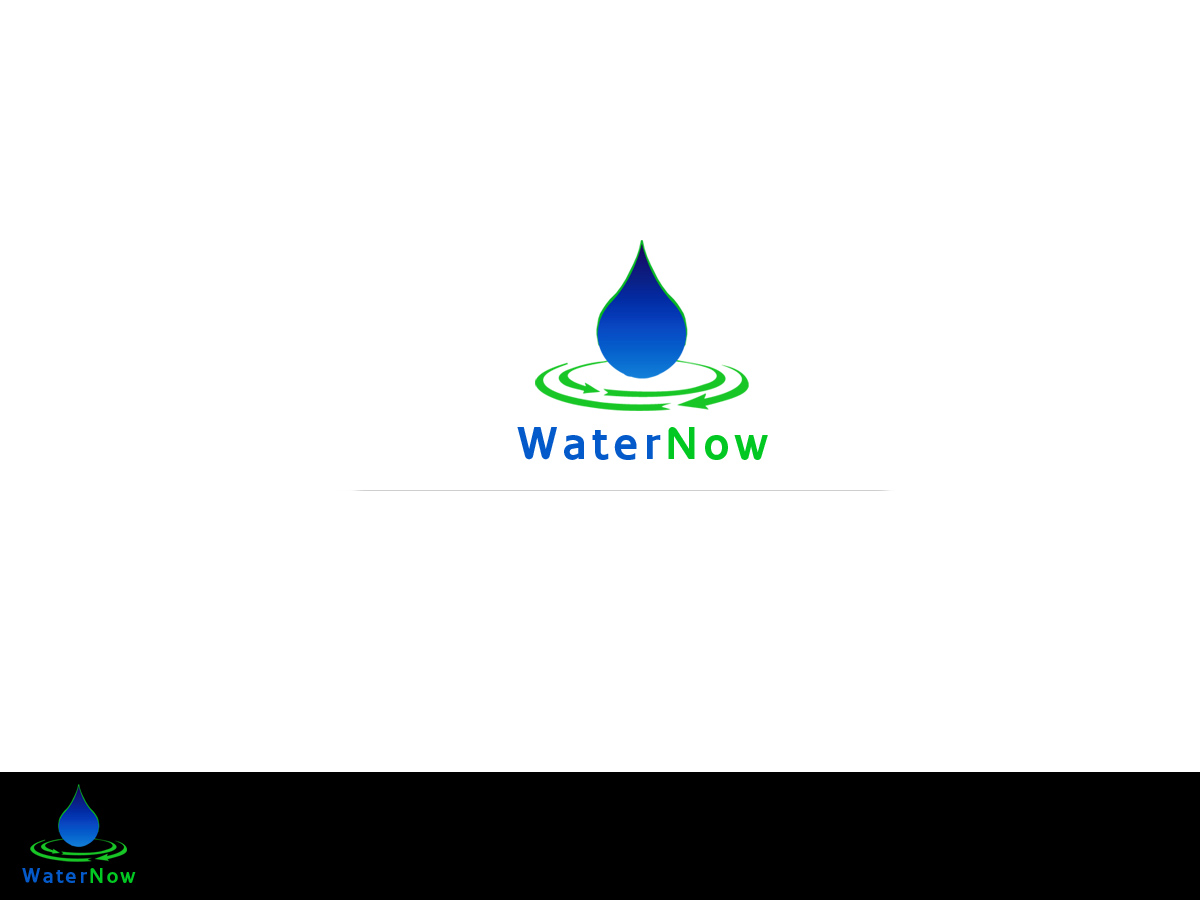 Logo Design by MT Design for WaterNow Services and Solutions | Design #1067705