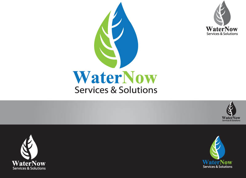 Logo Design by rootee for WaterNow Services and Solutions | Design #1064884