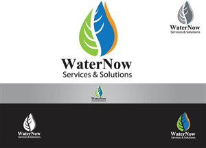 Logo Design by rootee for WaterNow Services and Solutions | Design: #1064903