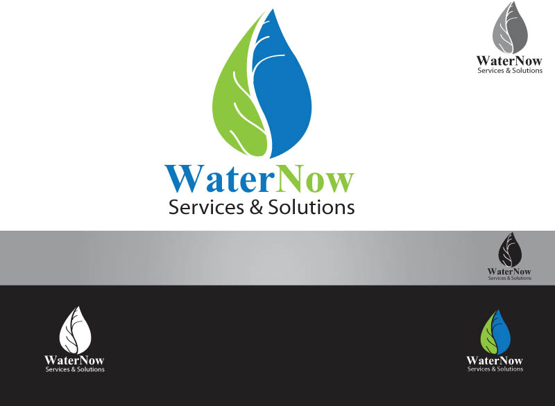 Logo Design by rootee for WaterNow Services and Solutions | Design #1067908