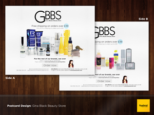 Design de Carte Postale par Syahrol pour Belleza Ltd Online Beauty Shop | Design : #3928453