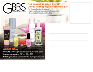 Design de Carte Postale par alessandroevge pour Belleza Ltd Online Beauty Shop | Design : #3931140