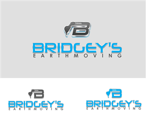 Logo Design by Adeel Hanif® for Bridgey''s Earthmoving | Design: #3943820