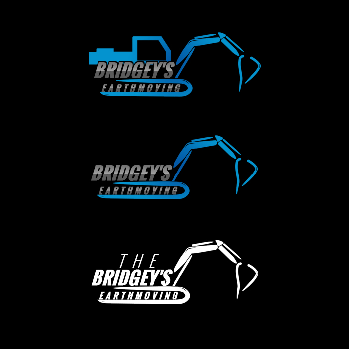 Logo-Design von Adeel Hanif® für Bridgey''s Earthmoving | Design #4260715